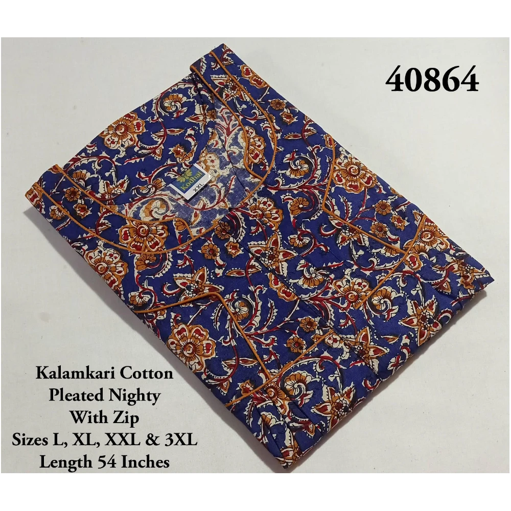 Kalamkari Cotton Nighty