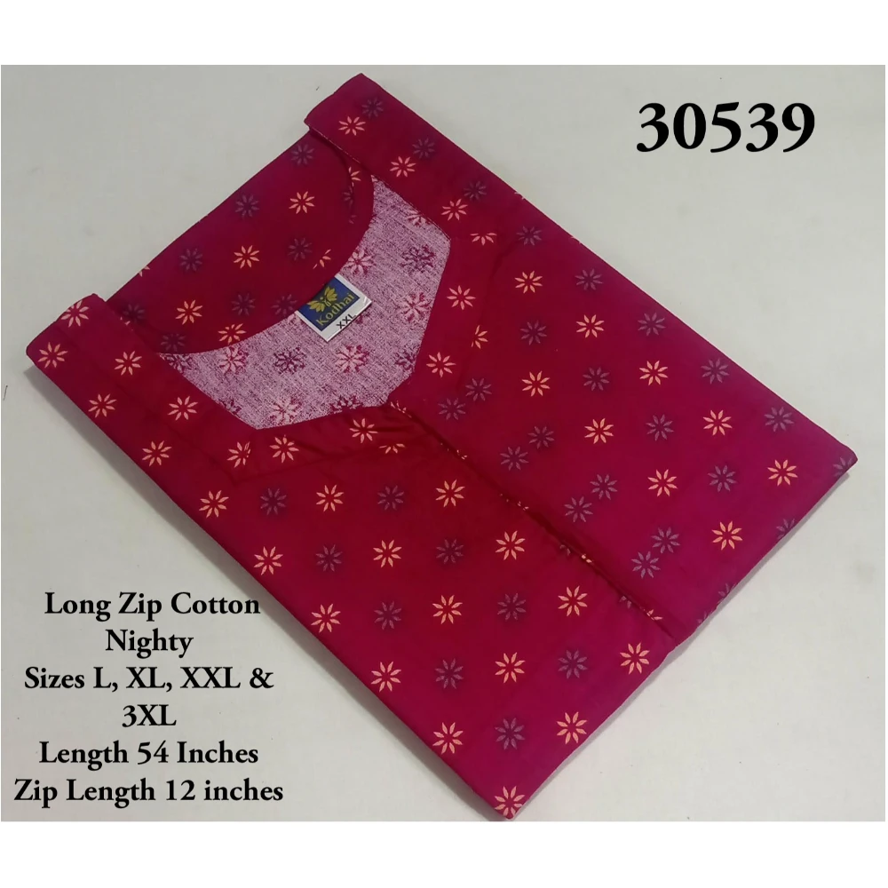 Long Zip Nighty