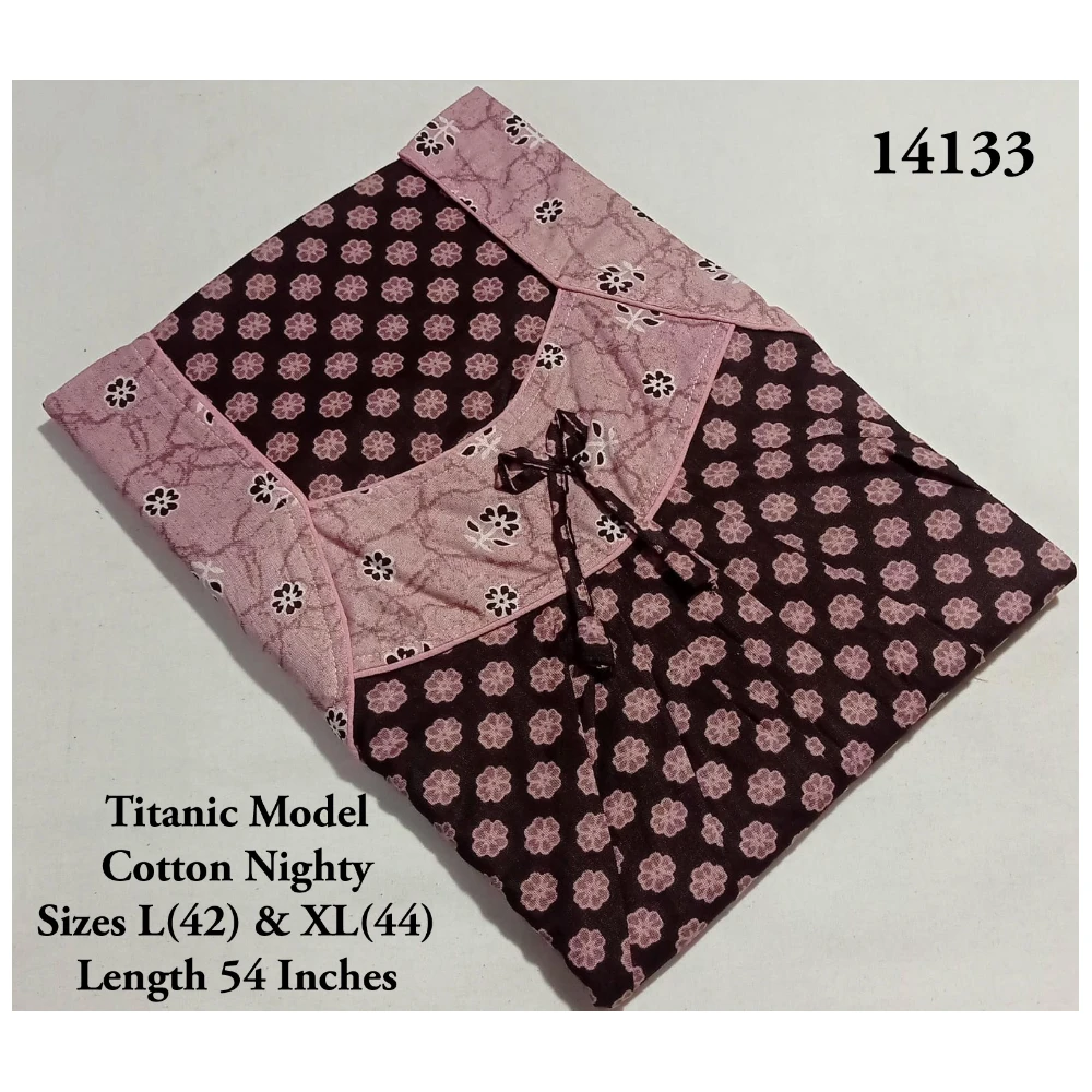 Titanic Model Pure Cotton Nighty