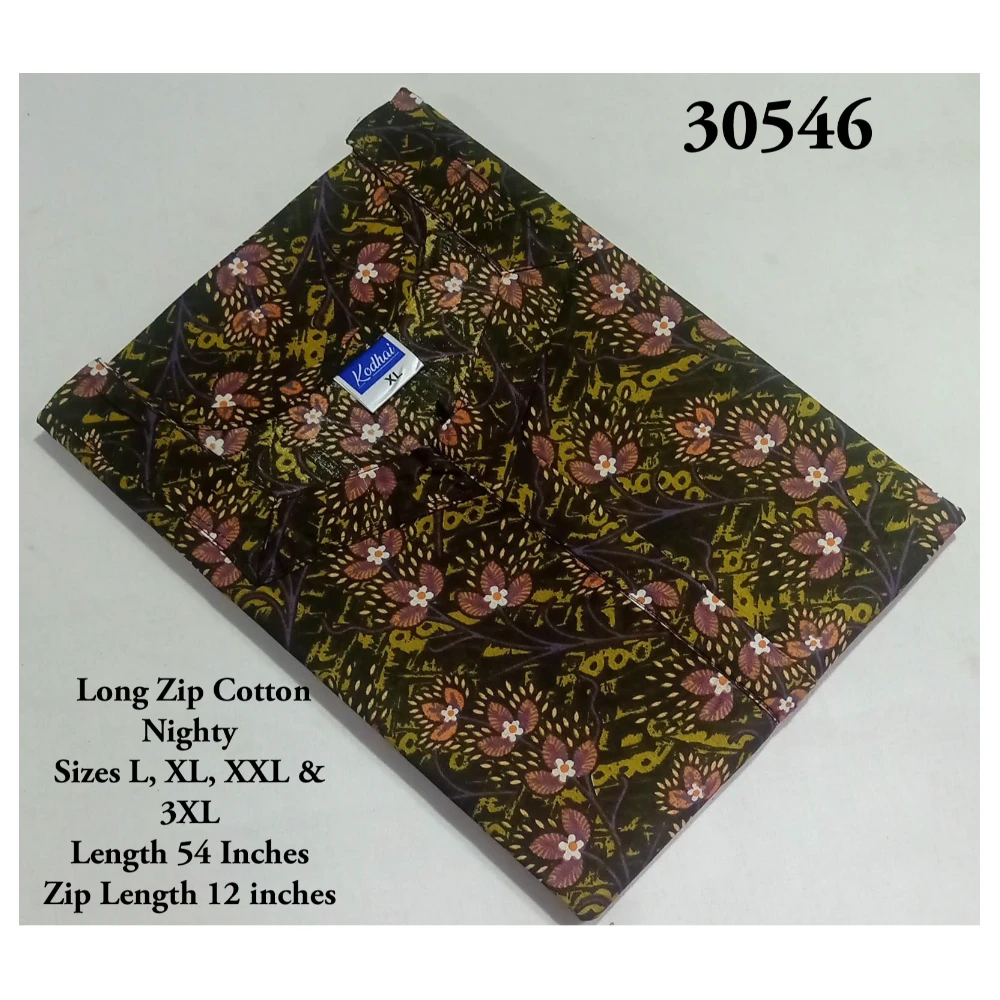 Long Zip Nighty