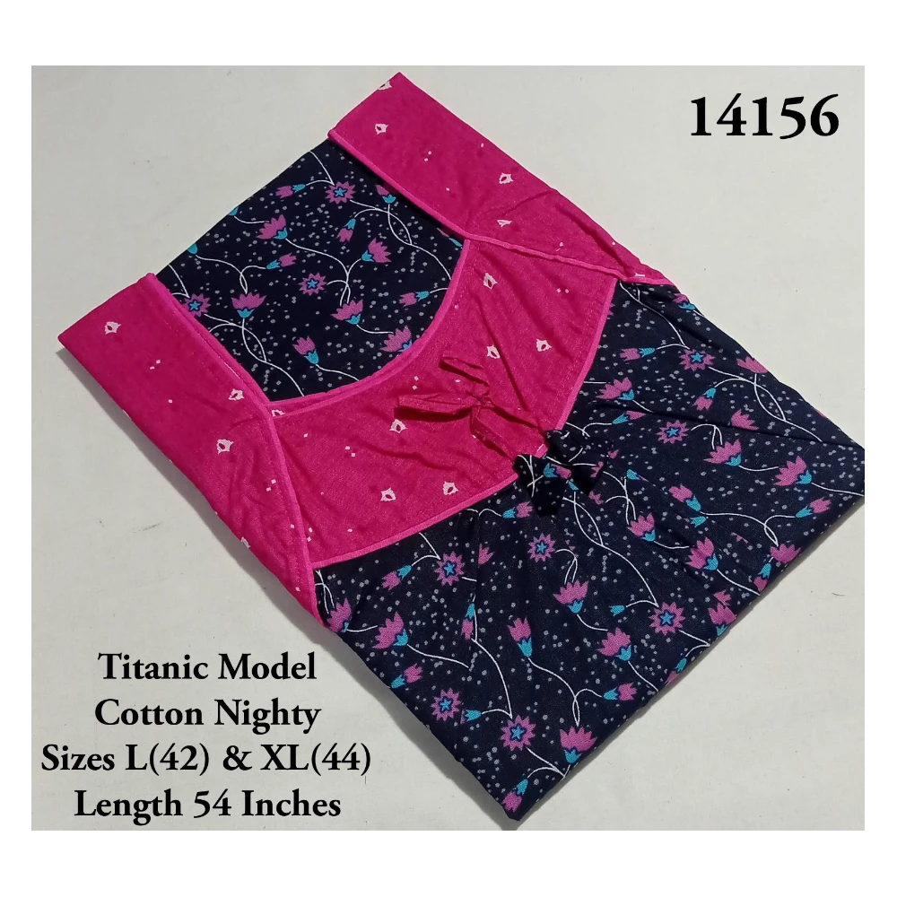 Titanic Model Pure Cotton Nighty