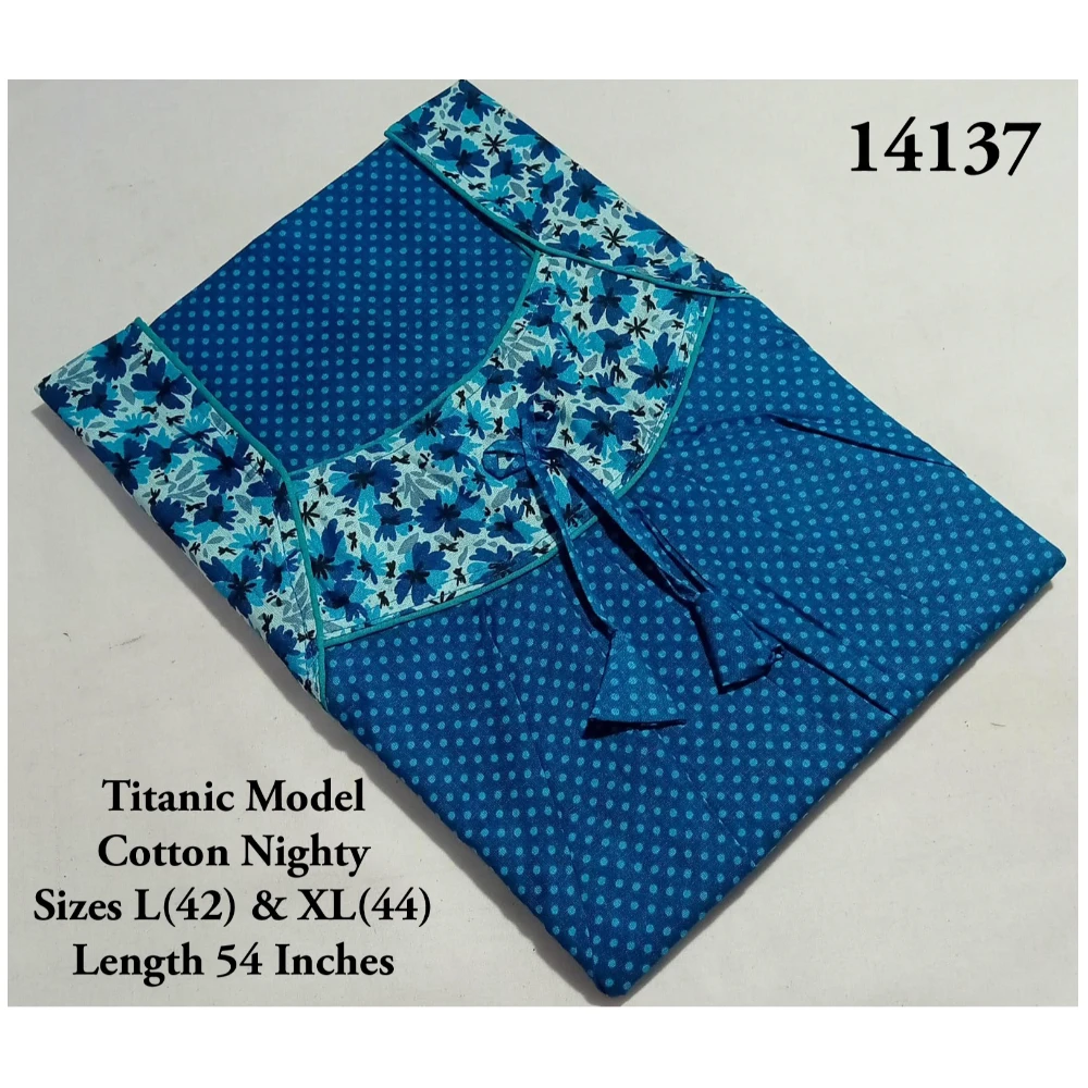 Titanic Model Pure Cotton Nighty
