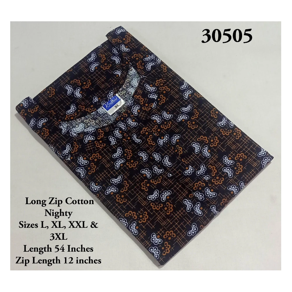 Long Zip Nighty