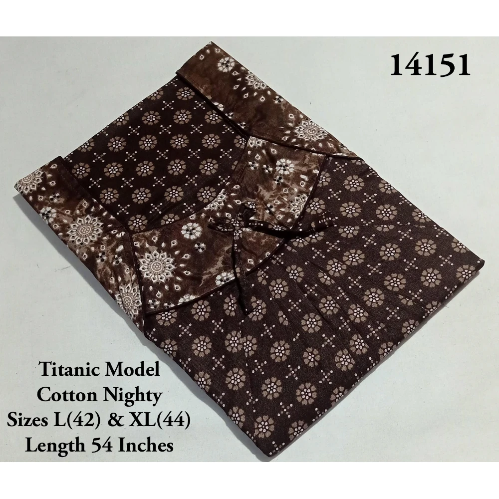 Titanic Model Pure Cotton Nighty