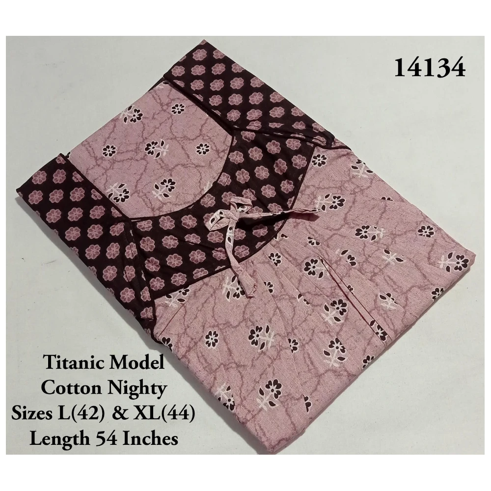 Titanic Model Pure Cotton Nighty