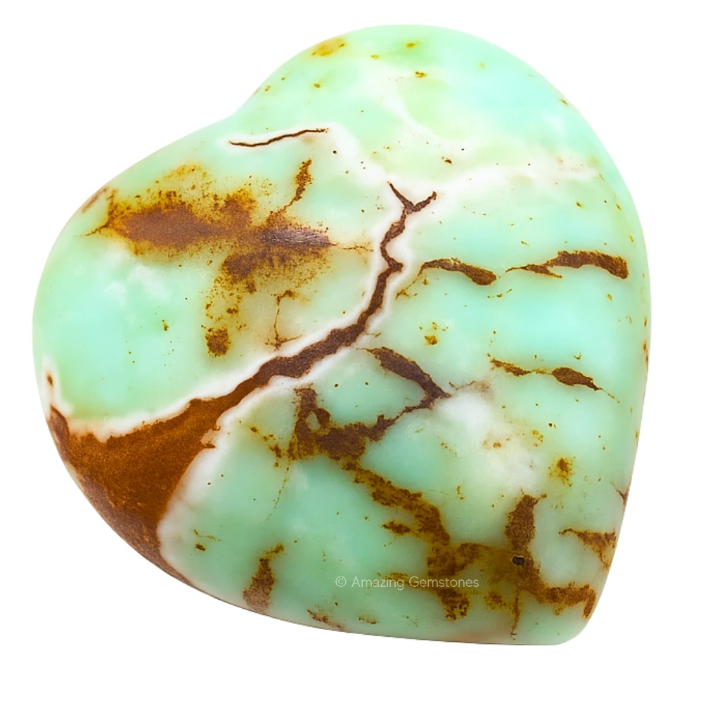 Chrysoprase Heart