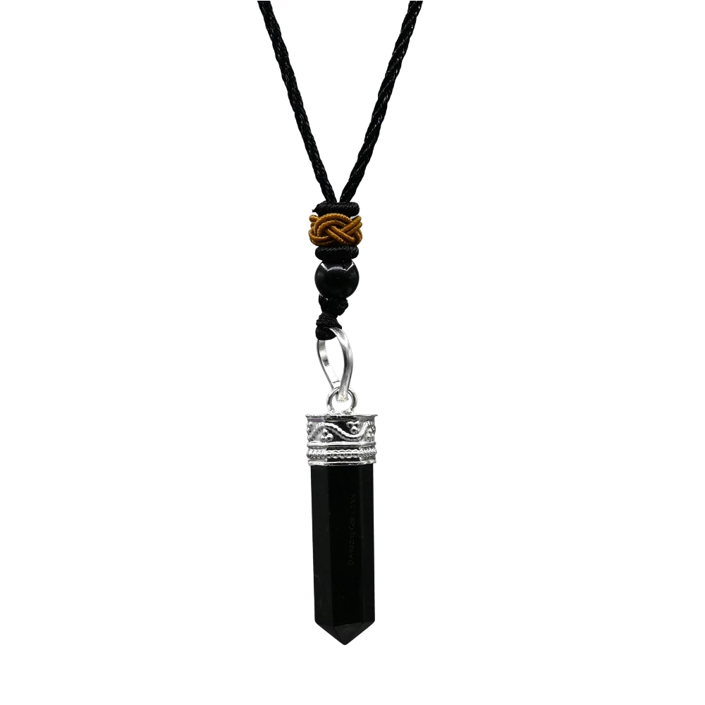 Shungite Necklace - Cap Pencil