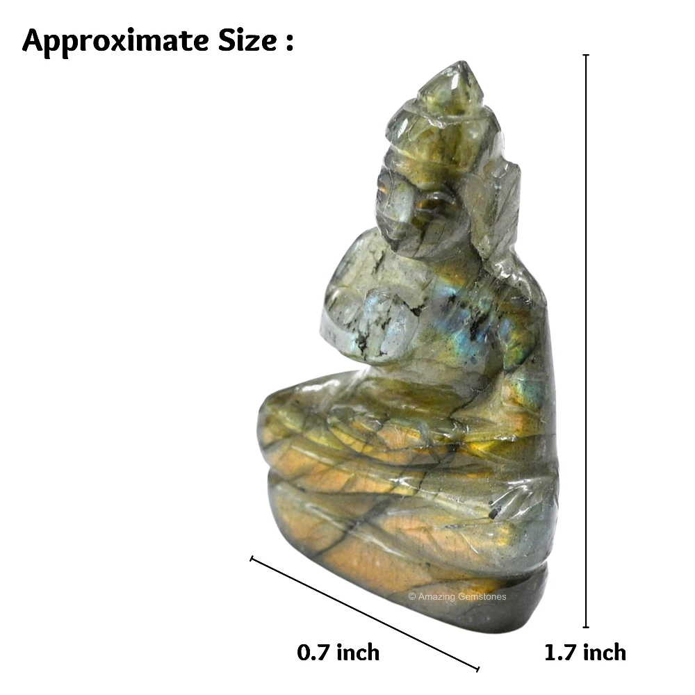 Labradorite Buddha Statue