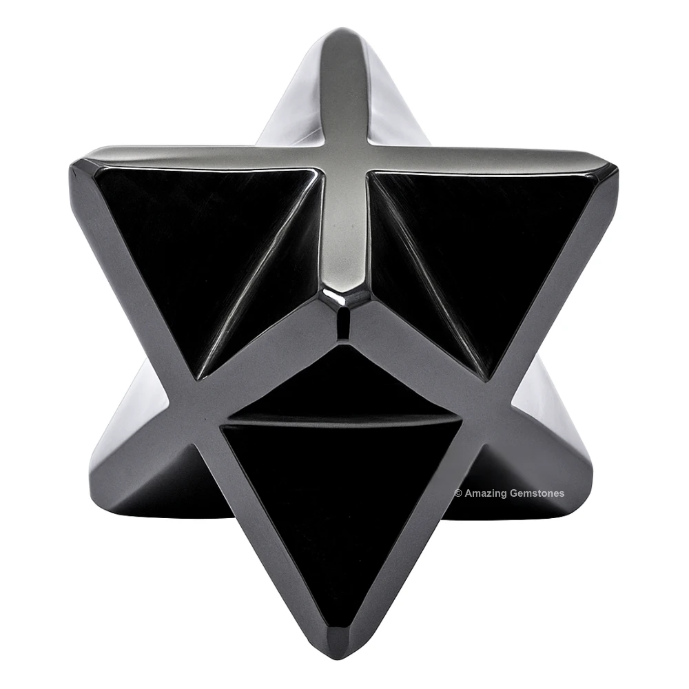 Black Obsidian Merkaba (15-20mm)