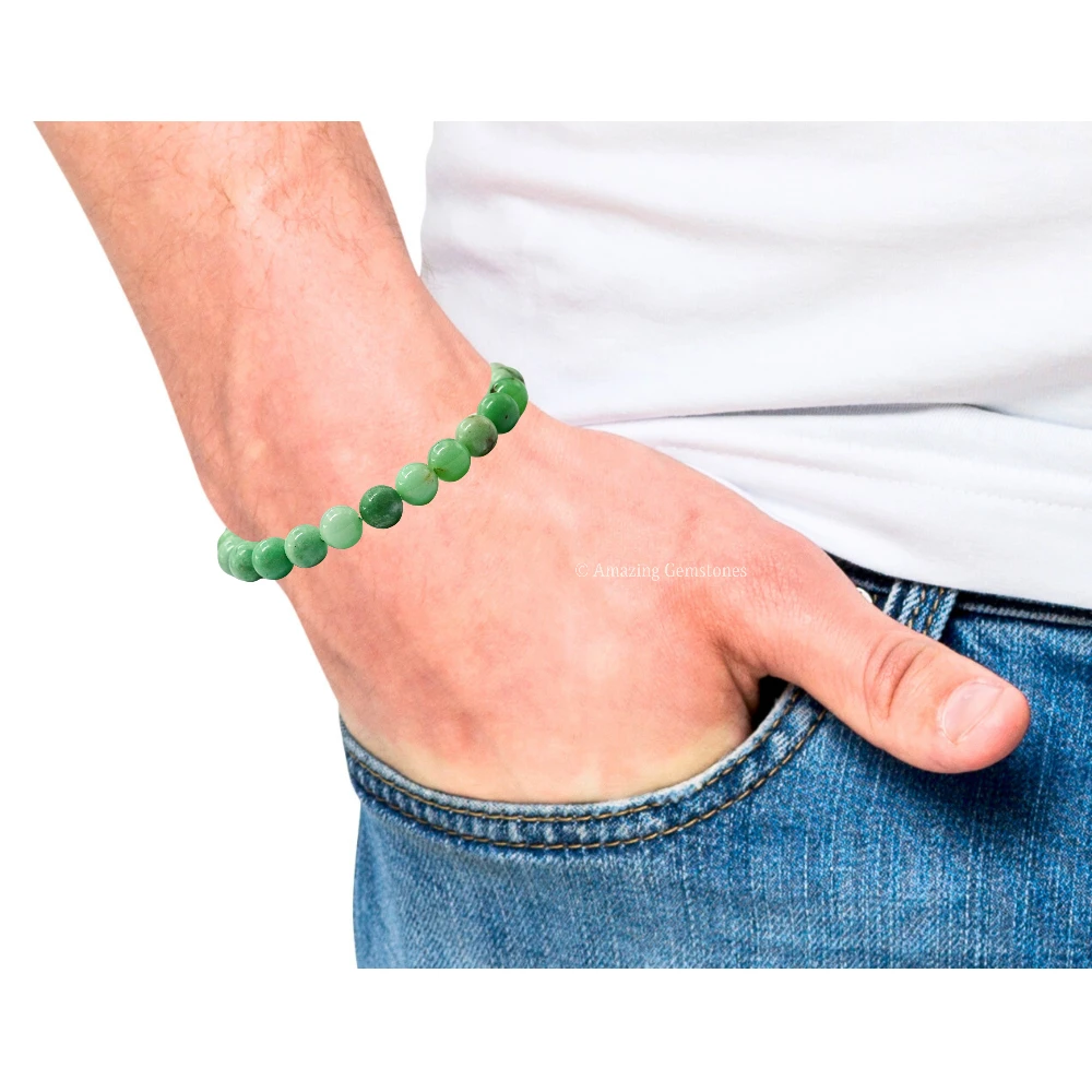 Premium Chrysoprase Bracelet (Adjustable)