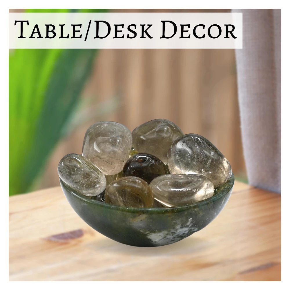 Tumbled Smoky Quartz Crystals Stones (1000+ Carats)