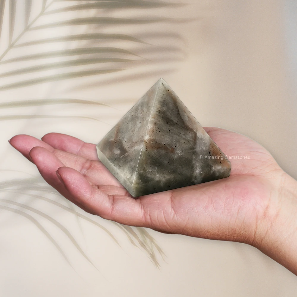 Chrysoberyl Cats Eye Pyramid (2 Inch)