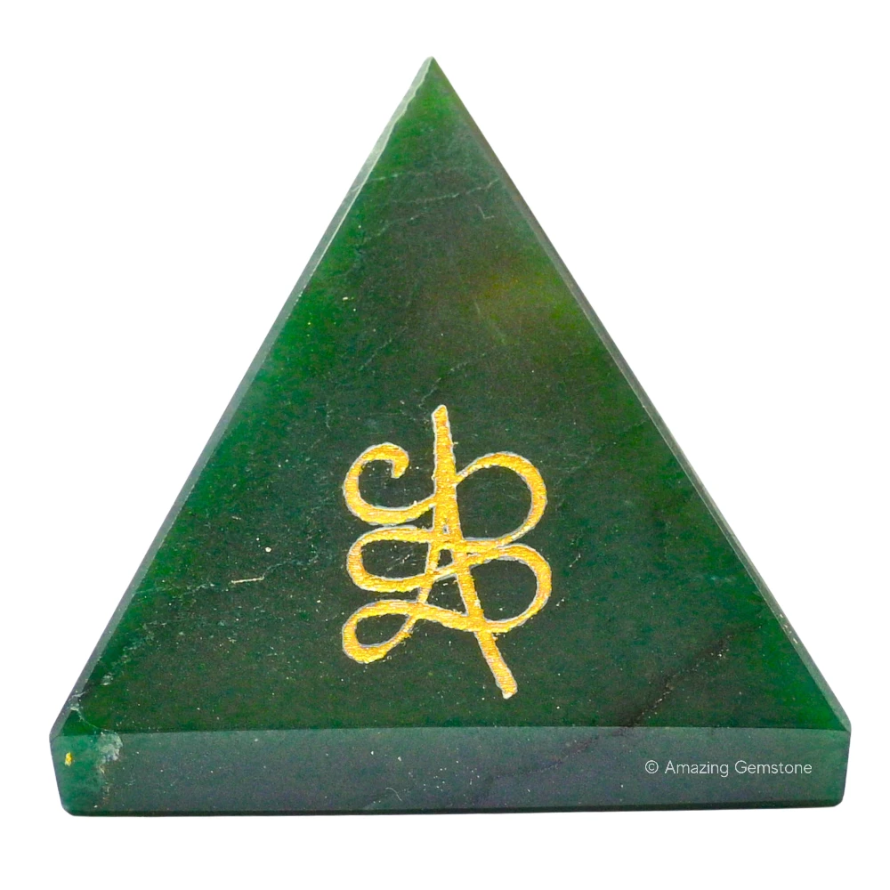 Zibu Money Green Aventurine Pyramid (2 Inch)