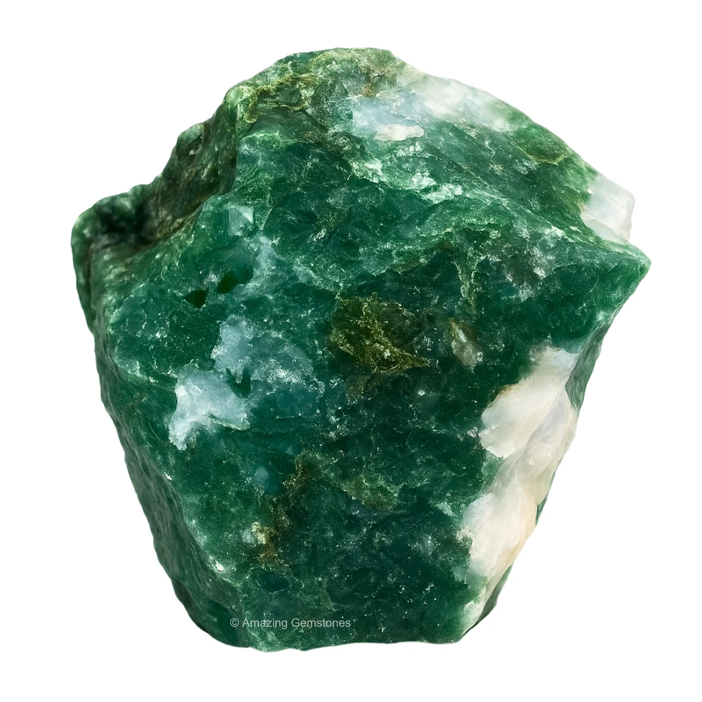 Moss Agate Raw Crystals