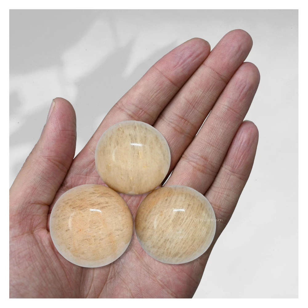 Cream Moonstone Sphere (1.5 Inch)