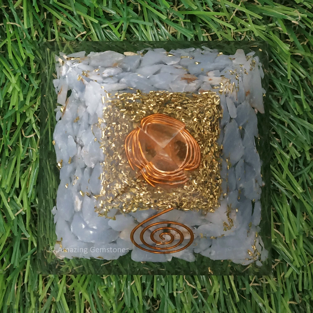 Angelite Orgone Pyramid