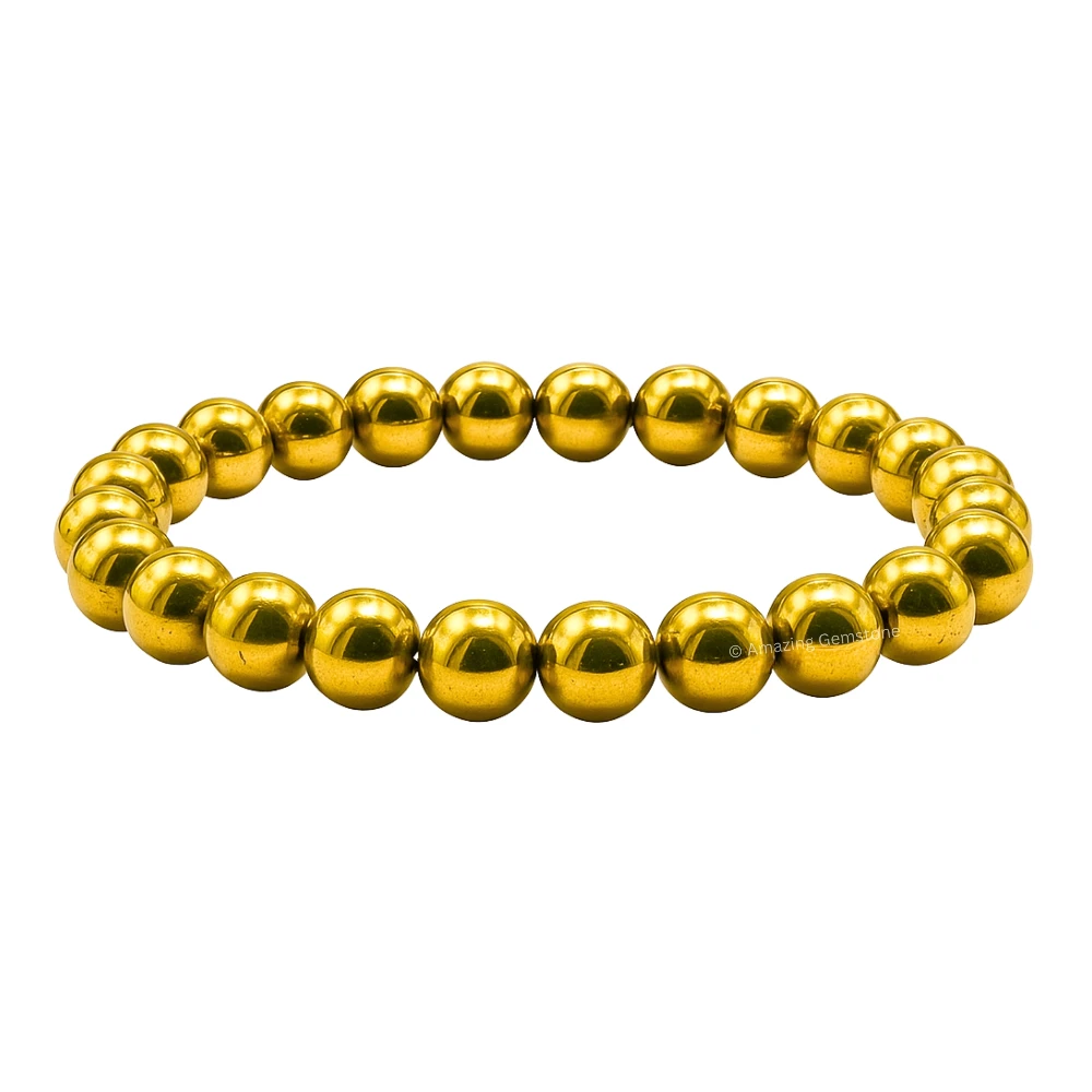 Golden Hematite Bracelet (Strechable)
