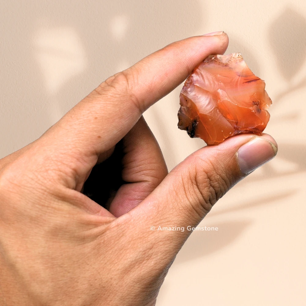 Carnelian Raw Crystals (2 Pieces)