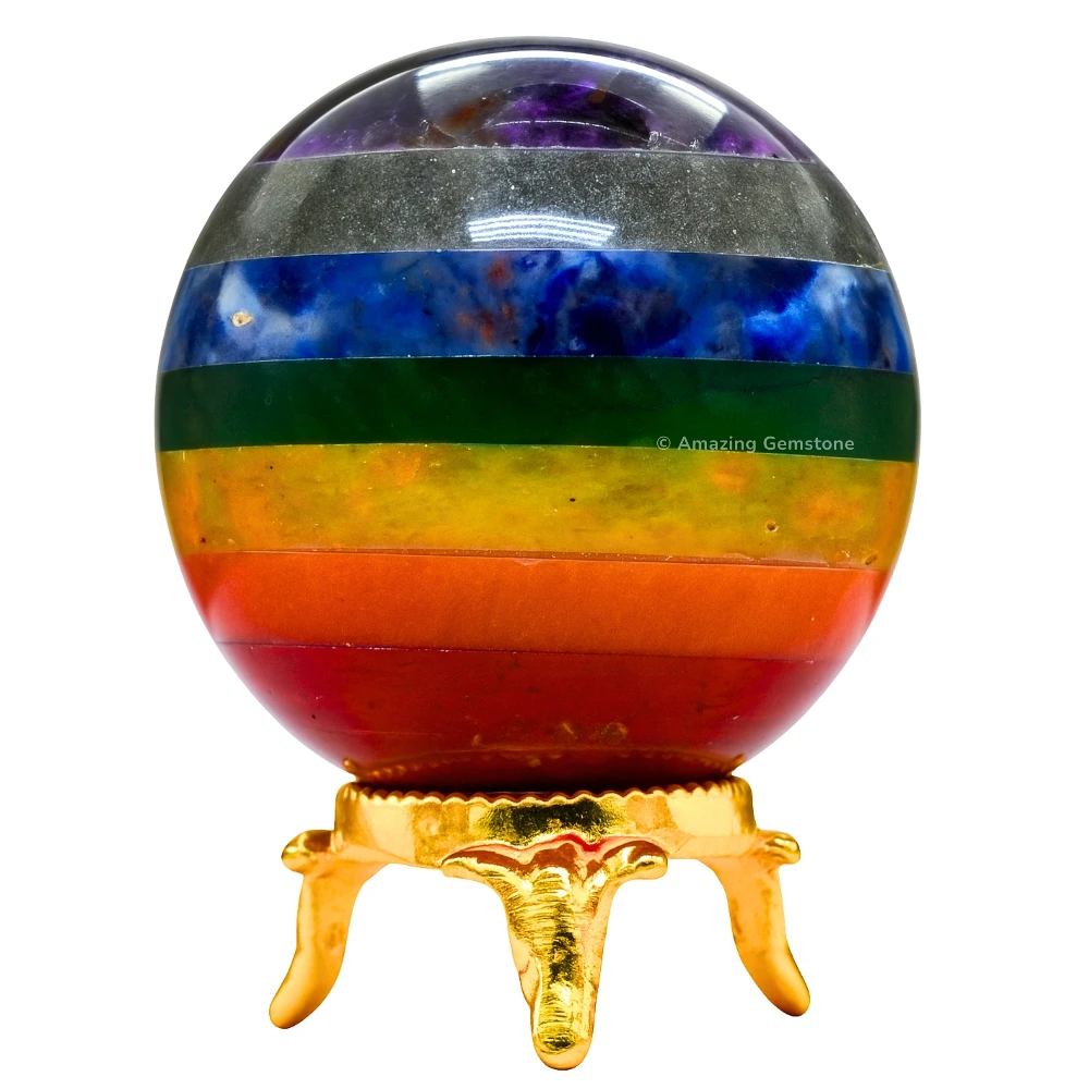 7 Chakra Sphere (1.5 Inch)