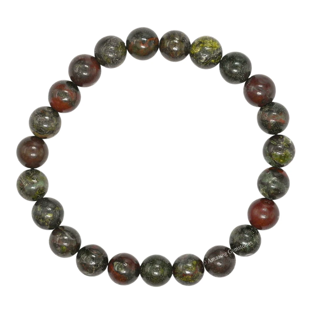 Dragon Bloodstone Bracelet (Strechable)
