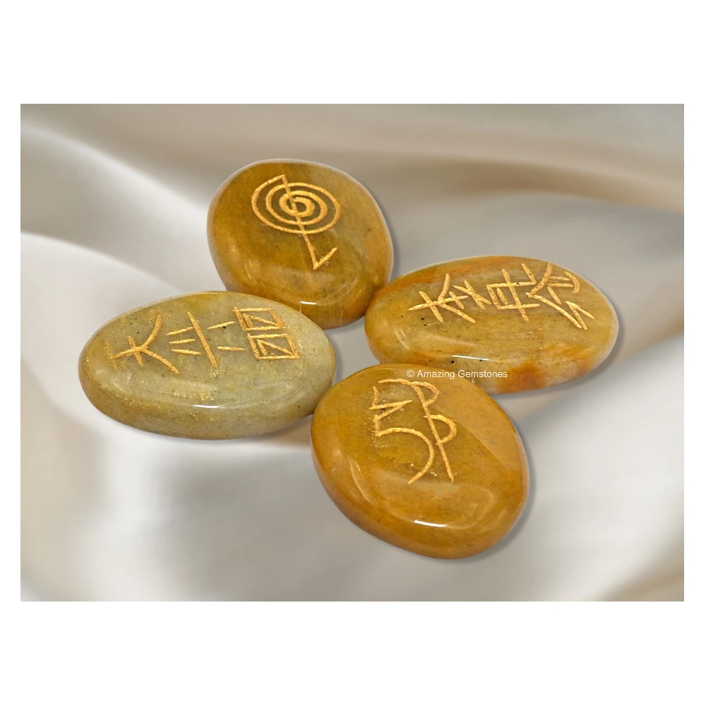Yellow Jasper Usui Reiki Set