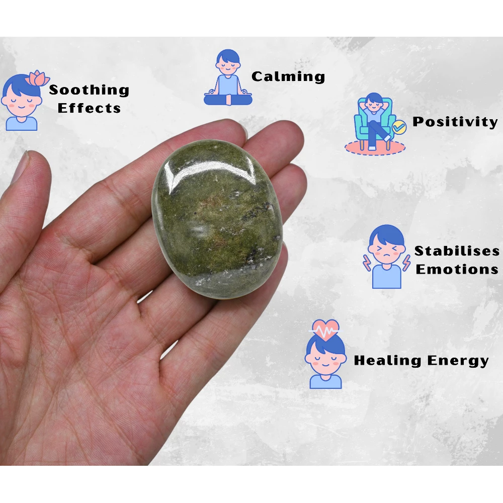 Vesuvianite Palm Stone