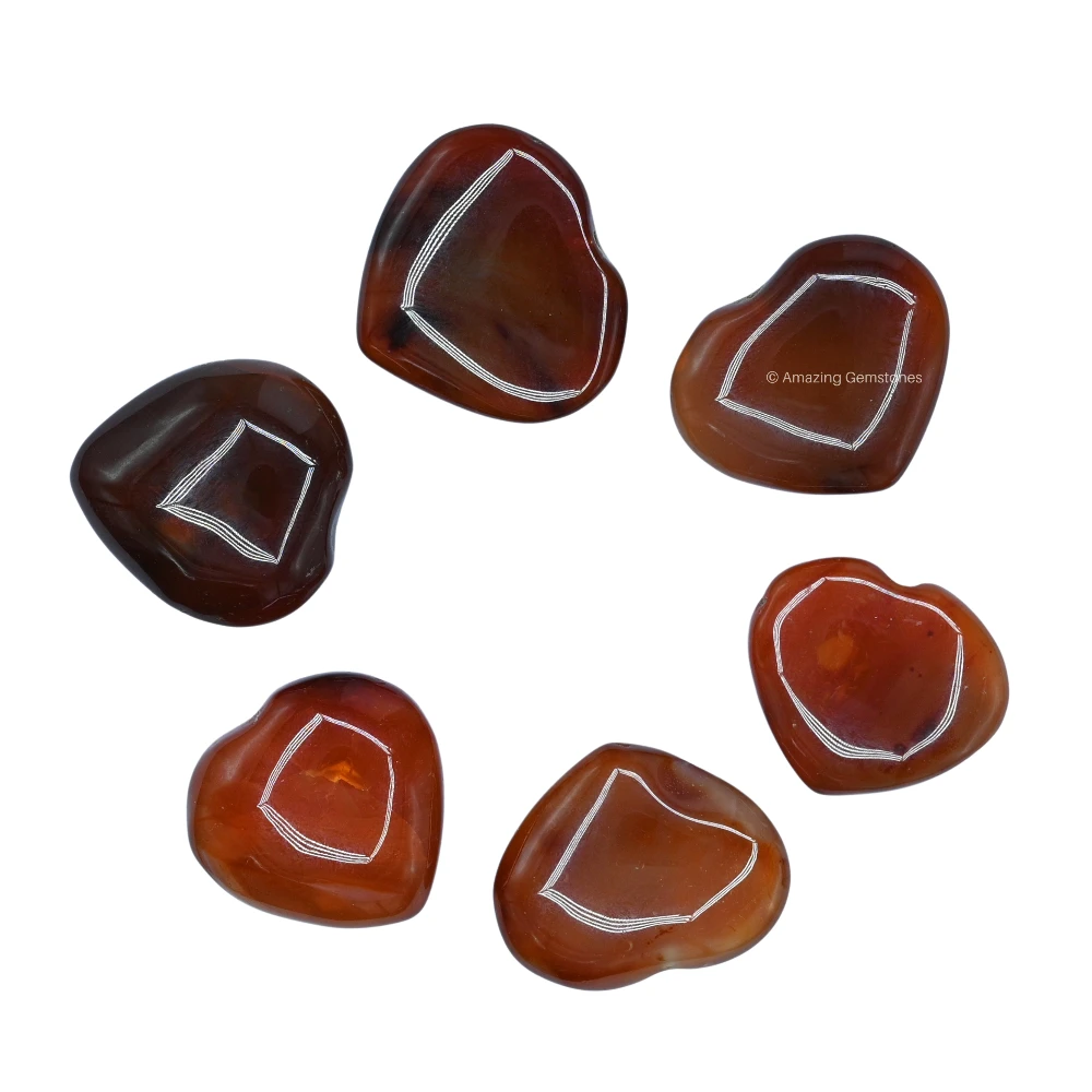 Carnelian Heart (Pack of 2)