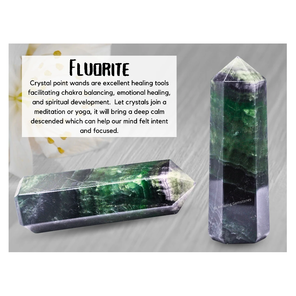 Multi Fluorite Tower (5.5" to 6" Inch)