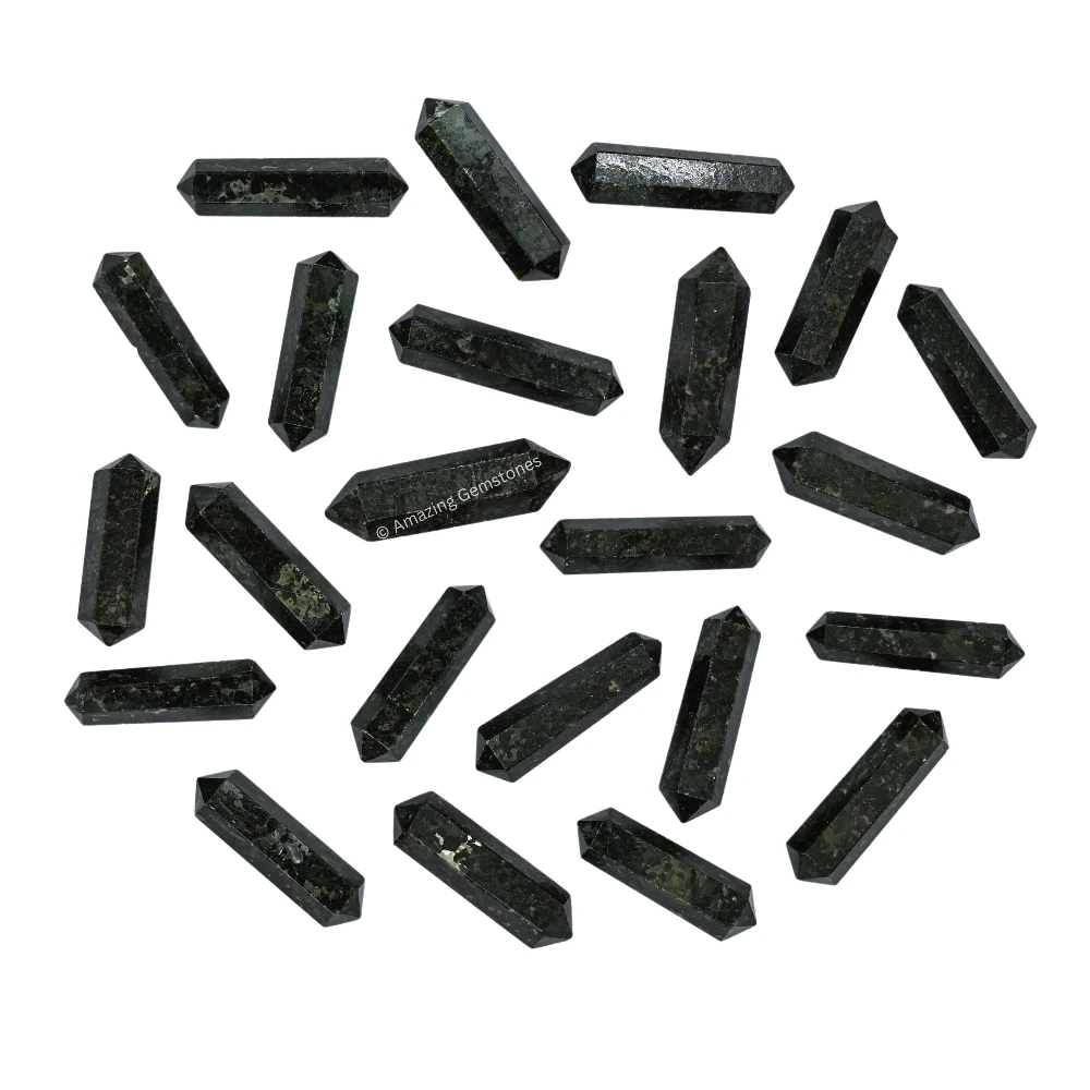 Nuummite Pencil Points (Double Terminated)