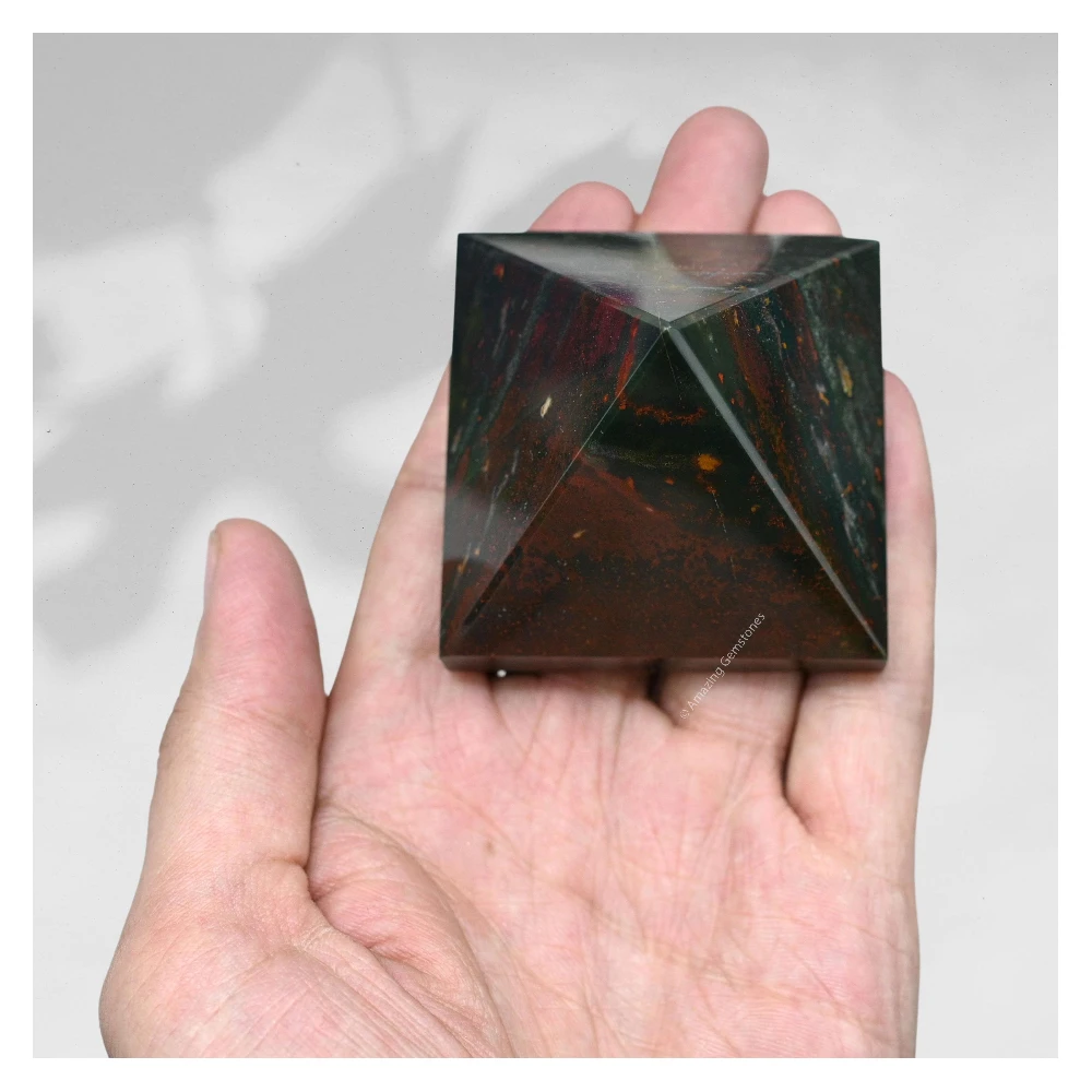 Bloodstone Pyramid (2 Inch)