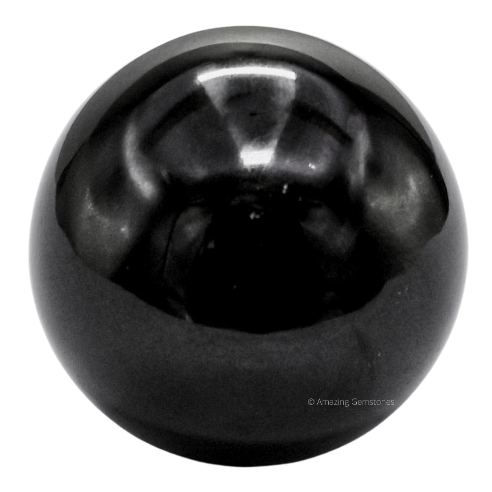 Black Agate Sphere