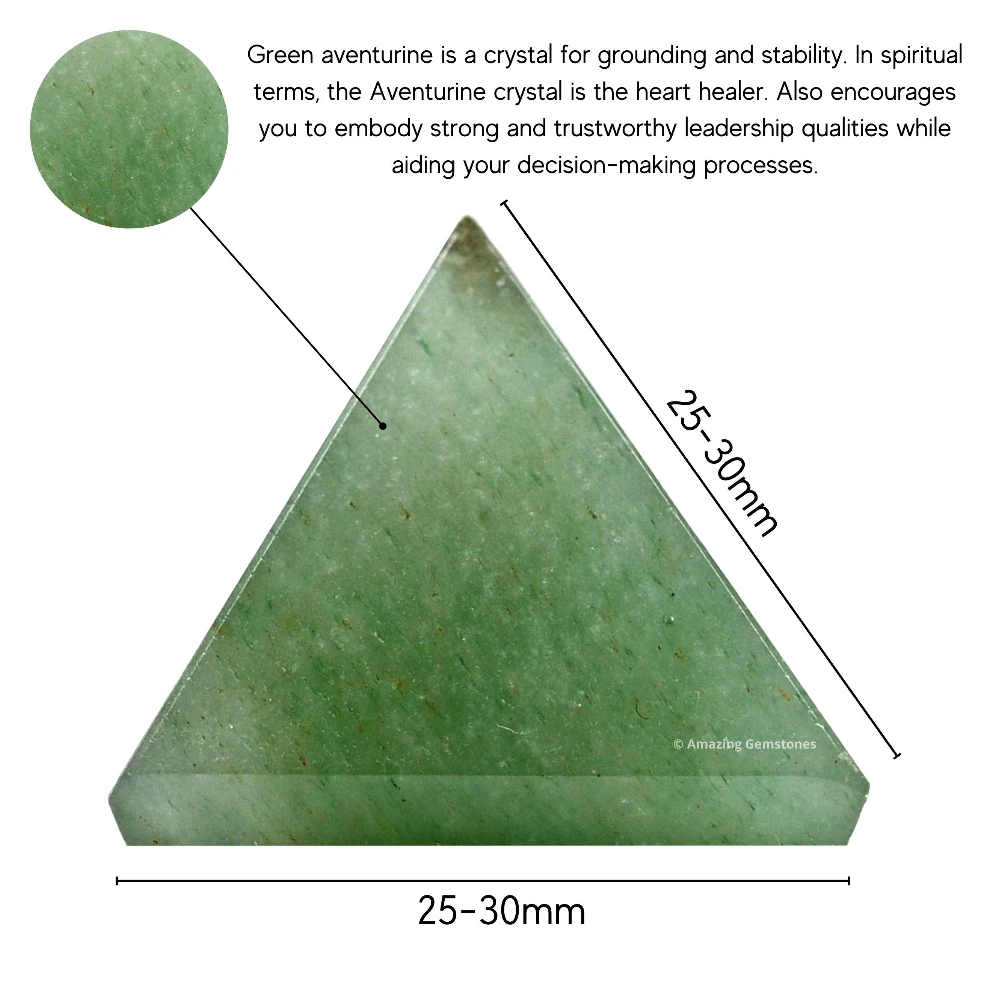 Green Aventurine Pyramid (1 Inch)