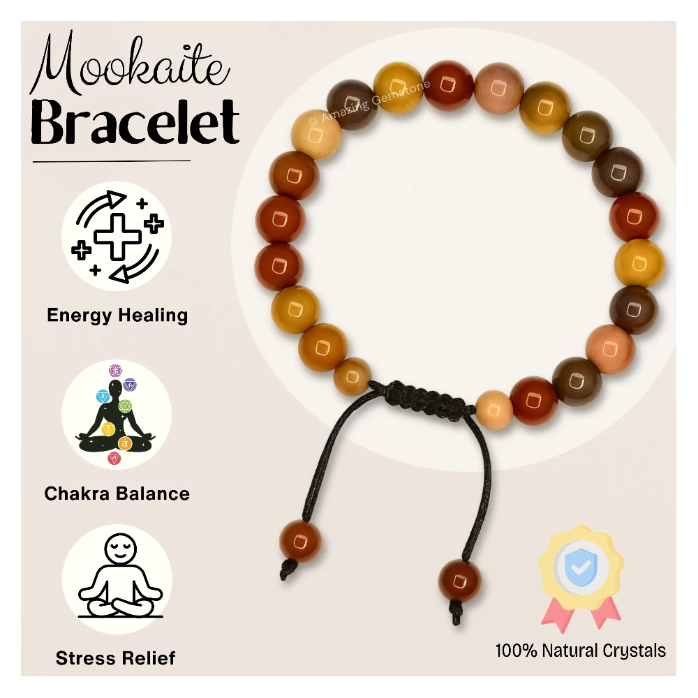 Mookaite Jasper Bracelet (Adjustable)