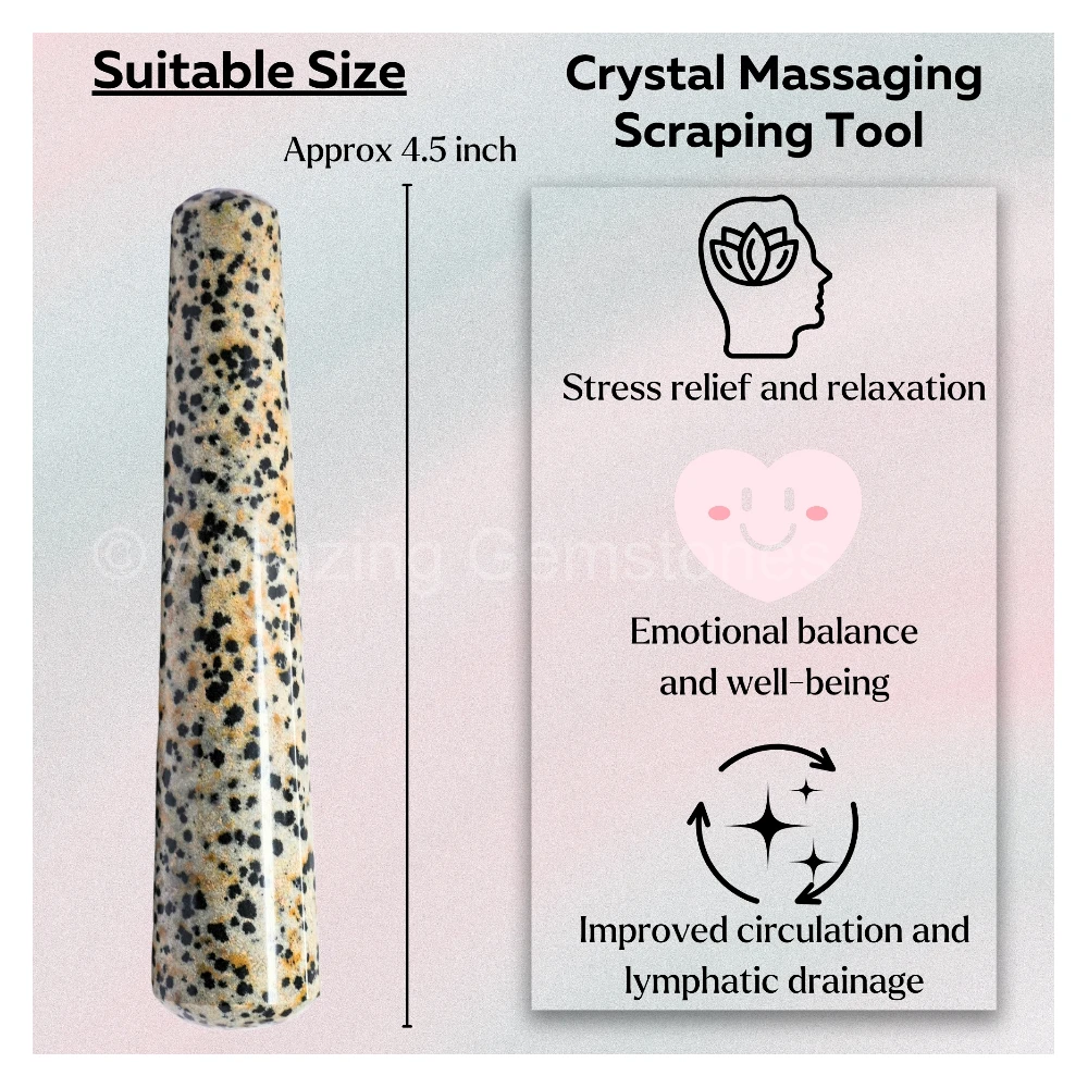 Dalmatian Jasper Wand