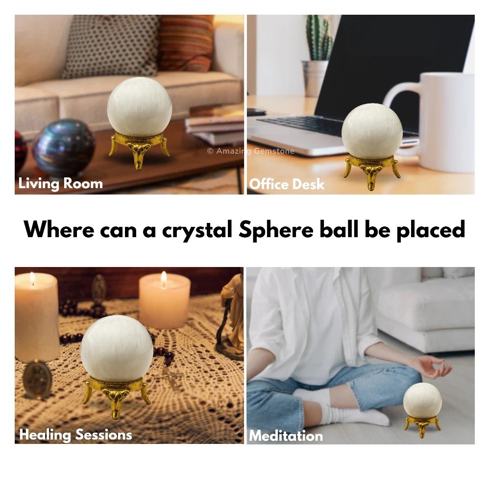 Scolecite Sphere (2 Inch)