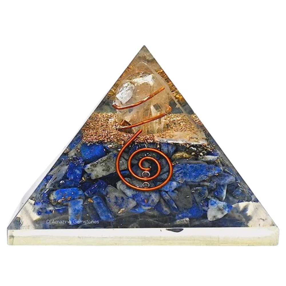 Lapis Lazuli Orgone Pyramid