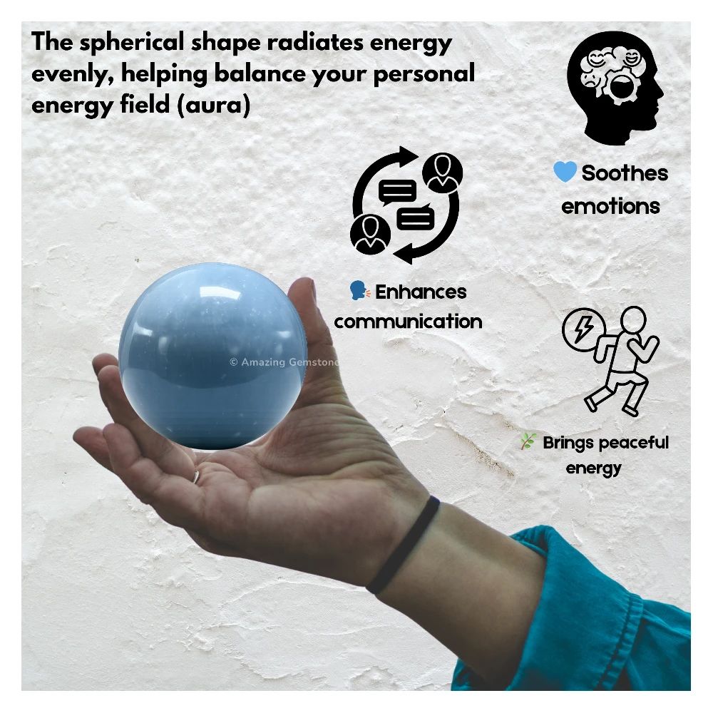 Angelite Sphere (2 Inch)