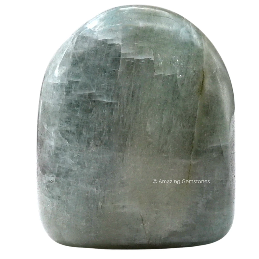 Aquamarine Standing Palm Stone (Large)
