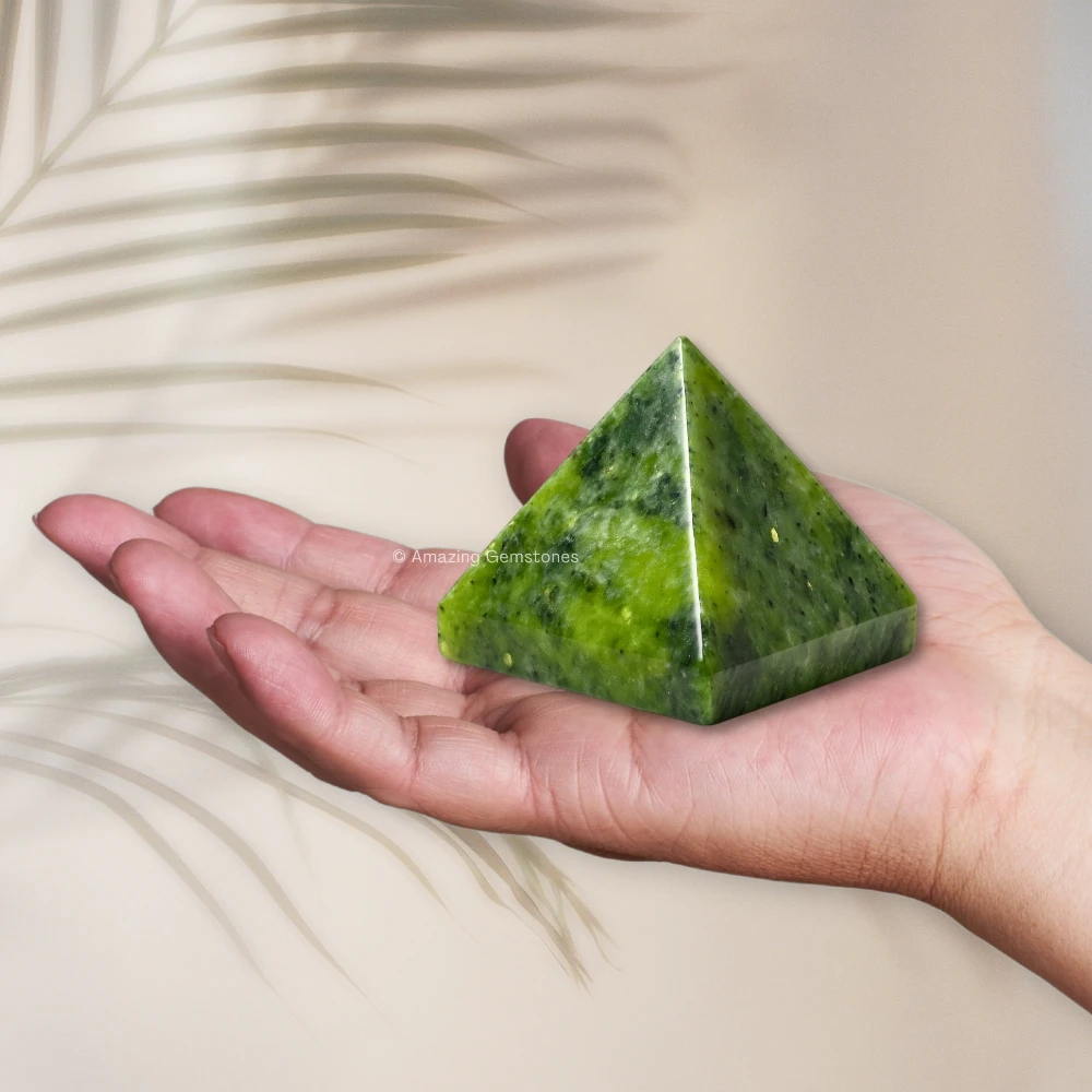 Green Jade Pyramid (2 Inch)