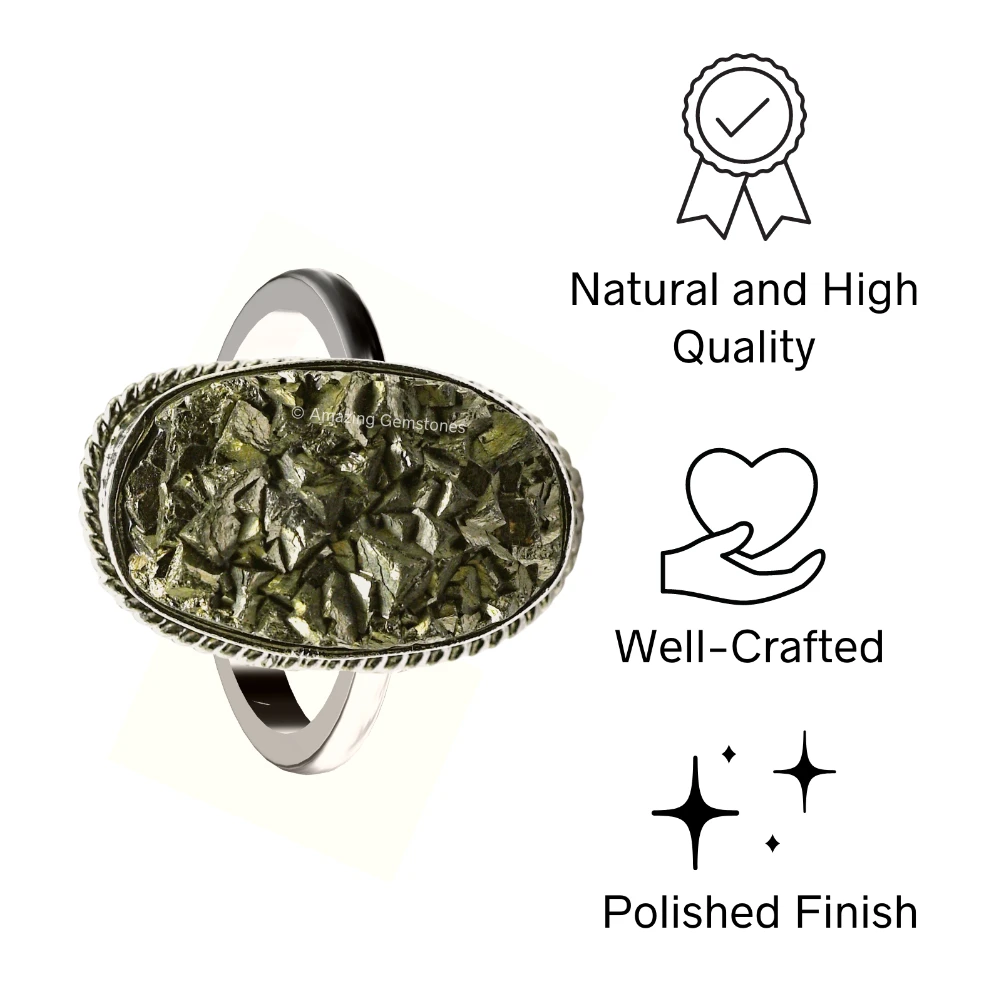Pyrite Cluster Ring