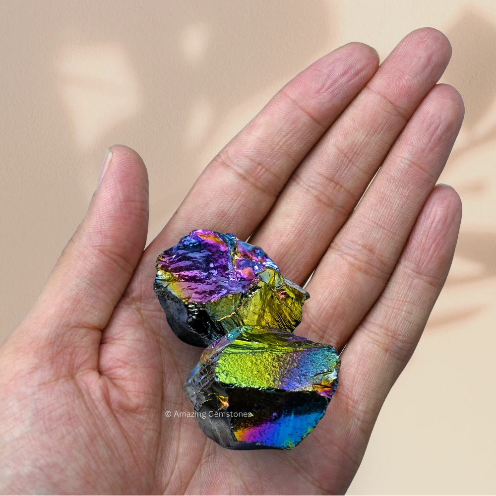 Titanium Aura Quartz Raw Crystals (1 LB)