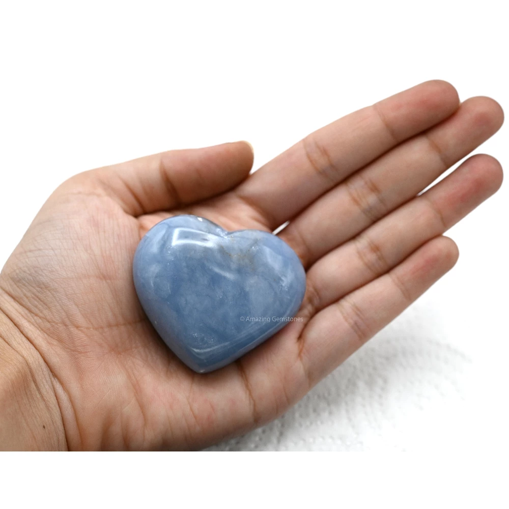 Angelite Heart