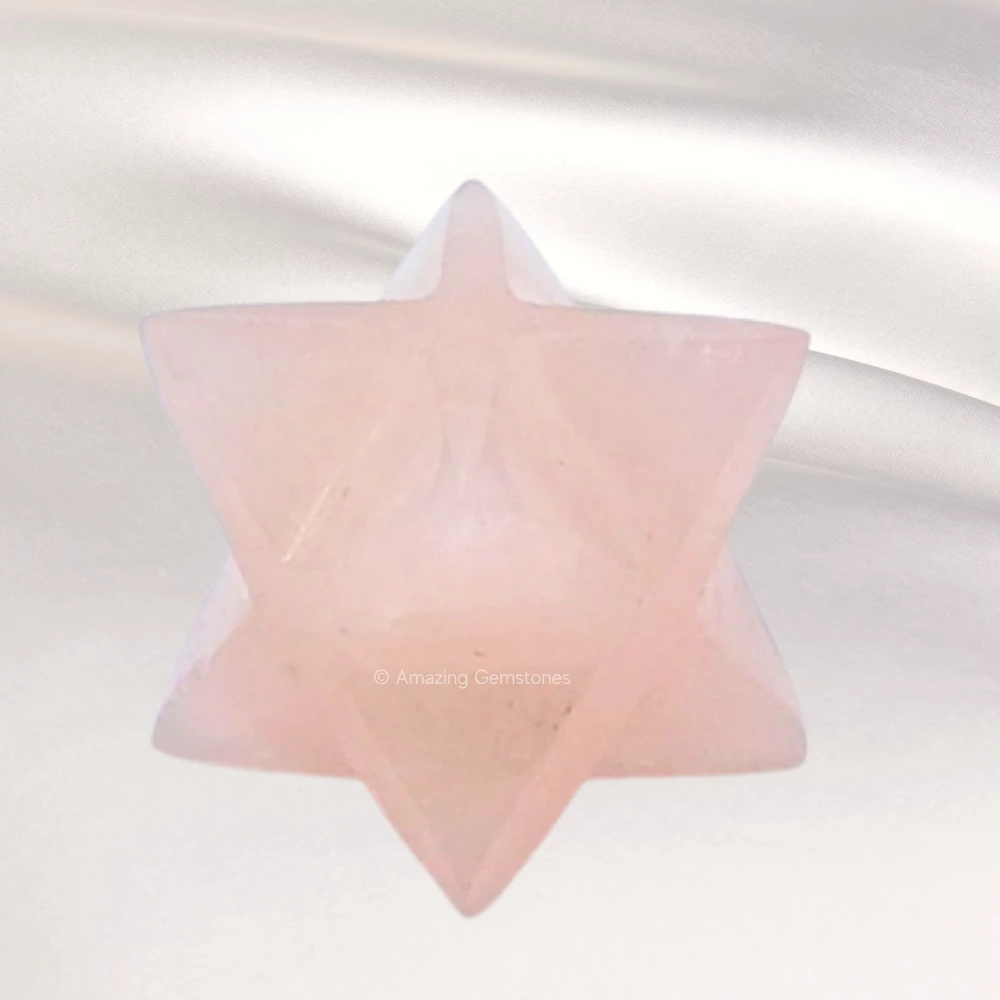 Rose Quartz Merkaba (20-25 mm)