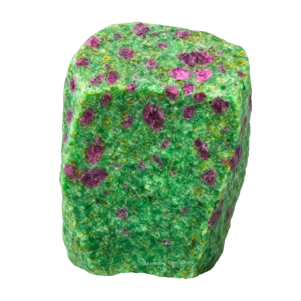 Ruby Zoisite Raw Crystals (5 Pieces)