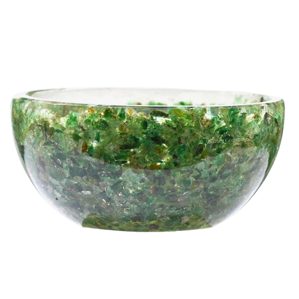 Green Aventurine Crystal Orgone Bowl (2 Inch)