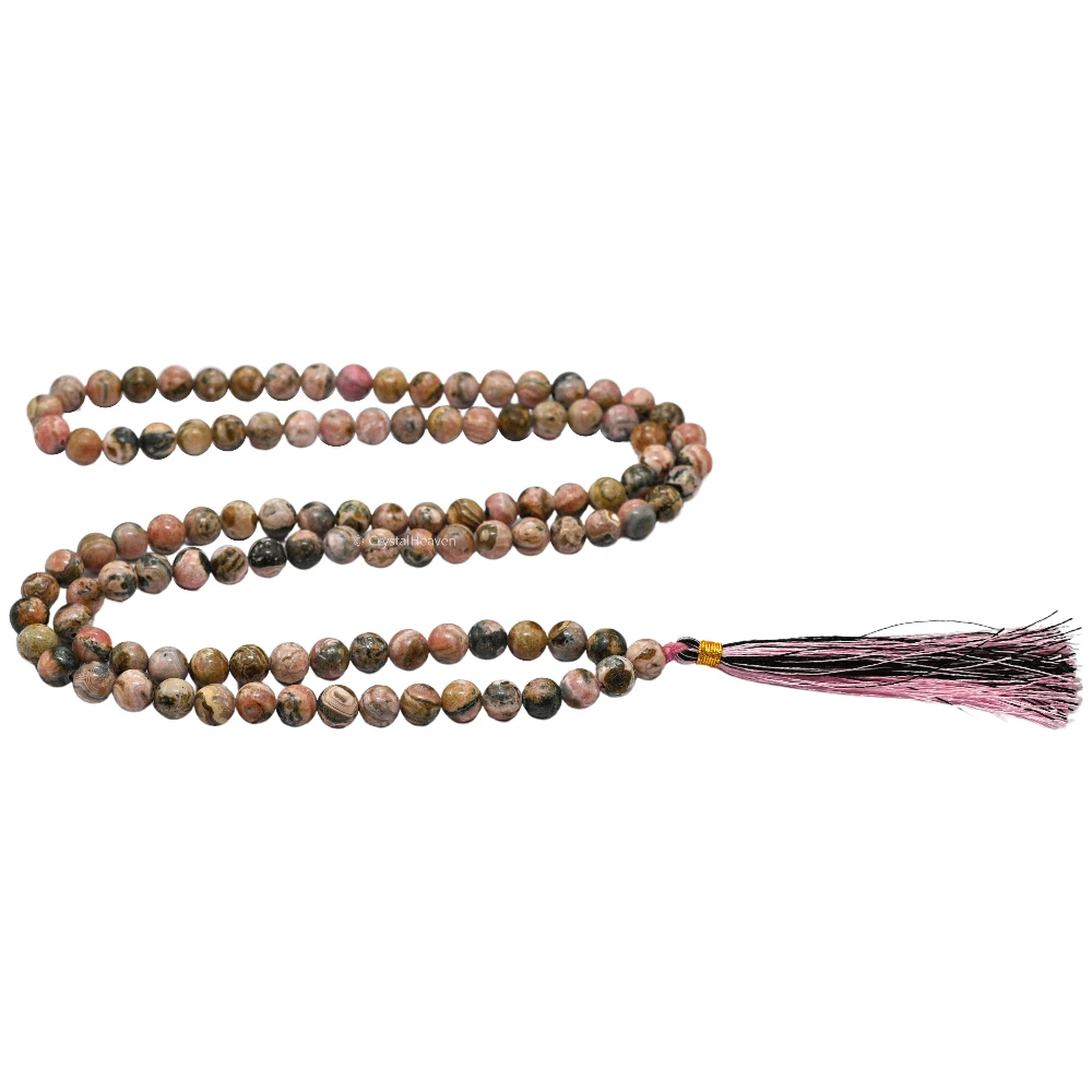 Rhodochrosite Mala (Without Knot)