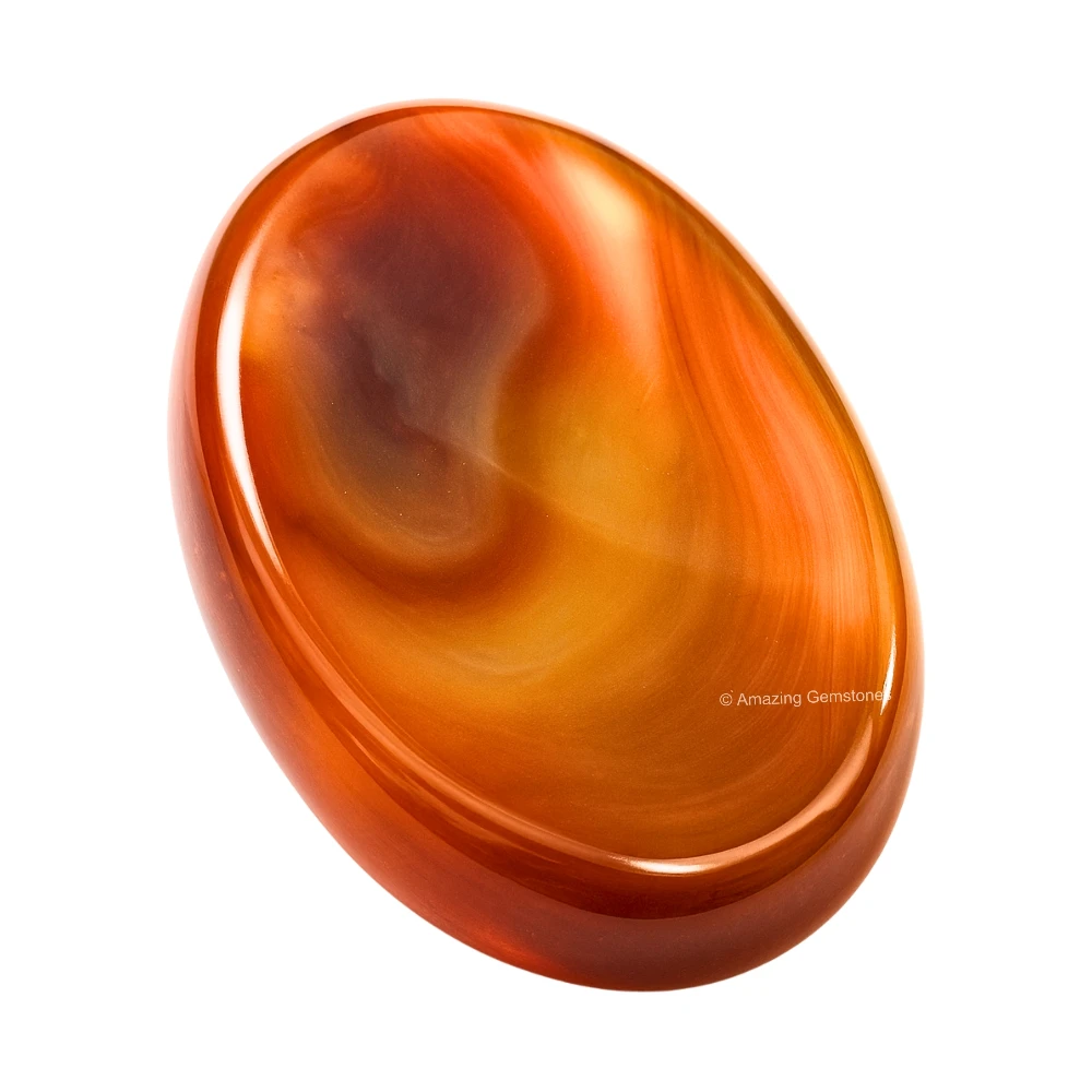 Carnelian Worry Stone