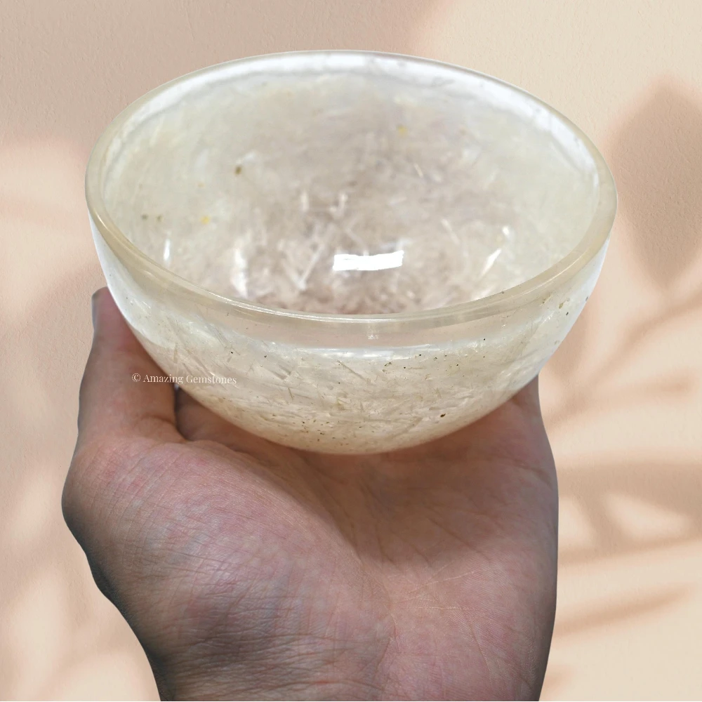 Selenite Crystal Orgone Bowl (4 Inch)