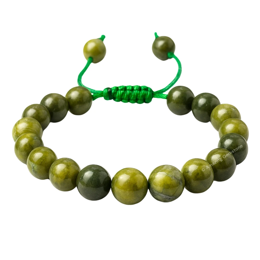 Green Jade Bracelet (Adjustable)