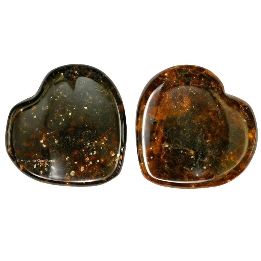Garnet Heart (Pack of 2)